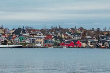 Fototapeta na wymiar view of the old town of Lunenburg in Nova Scotia