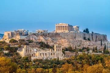 Fotobehang Parthenon, Akropolis van Athene, Griekenland © Lambros Kazan