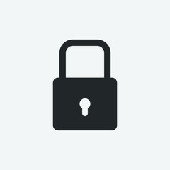 Lock Pad vector icon illustration sign