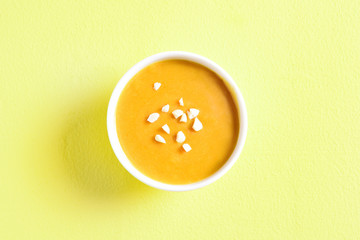 Peanut sauce in bowl