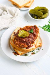Nashville hot chicken sandwich