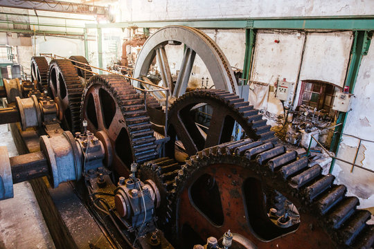 Spain, Granada, Salobrena, Interior of abandoned sugar factory