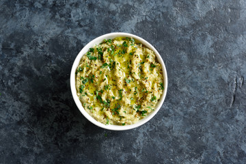 Baba ganoush (roasted eggplant dip)