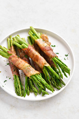 Bacon wrapped asparagus