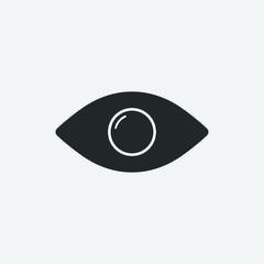 close up of an eye vector illustration 