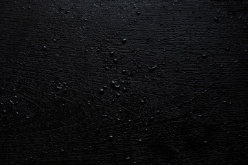 black background with water drops