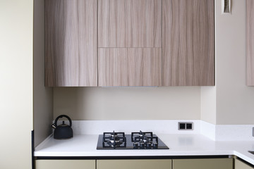 modern kitchen in home