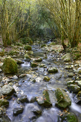 river going down fast in the valley