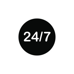 laber, tag 24/7 icon template
