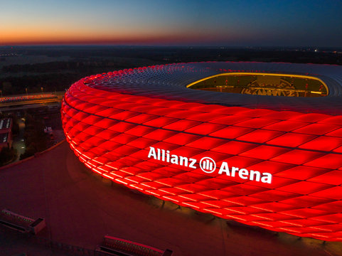 Allianz Arena in Munich, Germany. October 2018