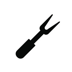 BBQ fork icon template