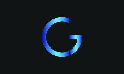 C , G , GC , CG letter logo design and monogram logo. Initial letter cg/gc logotype company name design. CG Logo Emblem Capital Letter Modern Template.