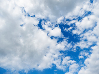 Cloud on blue sky