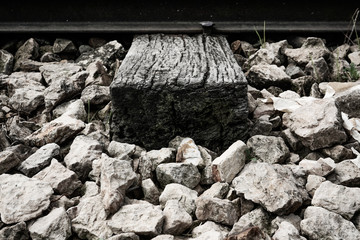 lane wood on stones