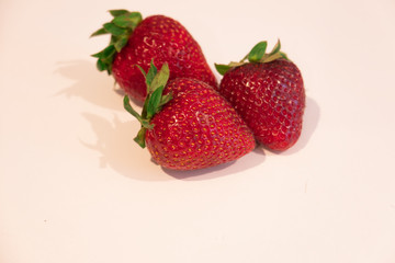 Strawberry on a white background