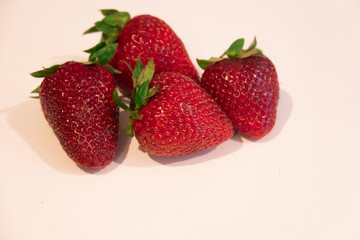Strawberry on a white background