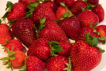Strawberry on a white background