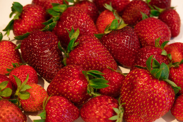 Strawberry on a white background
