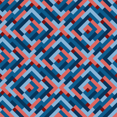 Seamless modern flat pattern