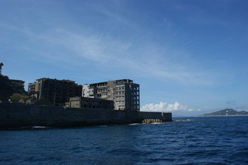 長崎、軍艦島、廃墟、軍艦島クルーズ、建物、橋、建築