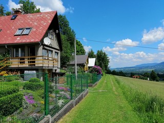 Fototapeta na wymiar czech village