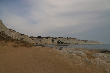 paysage de sicile realmonte agrigente  italie