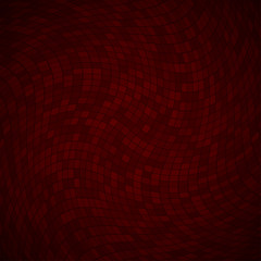 Abstract background of small squares or pixels in dark red colors