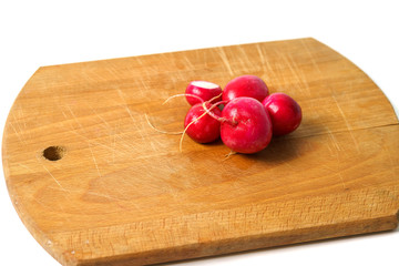 fresh vegetables on the cutting Board