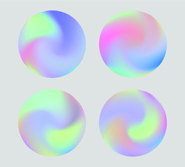 Aet of colorful balls