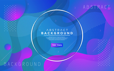 Dynamic gradient colorful background with fluid gradient shapes composition.