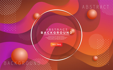 Dynamic gradient colorful background with fluid gradient shapes composition.