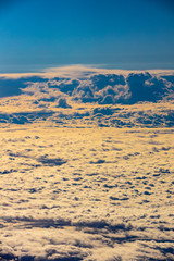 Cloudscape with blue sky