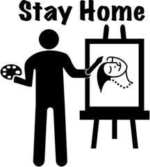 Vectors depicting life of people during Coronavirus related quarantine and how people spend their time trying different activities 