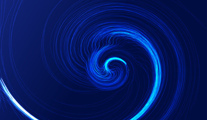  Spiral abstract graphic texture background constructed of glowing lines. 