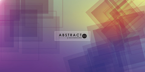 Abstract purple background with square shapes