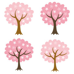 桜の木のデザイン
