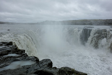 Selfoss waterfall in northern Iceland