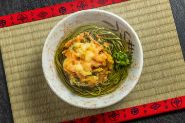 新そば Newly made raw soba Japanese foods