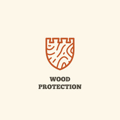 Wood protection logo