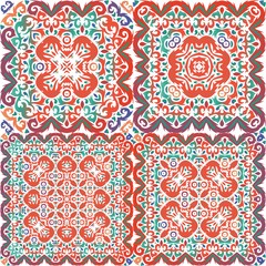 Decorative color ceramic talavera tiles.