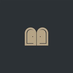 Premium door logo design