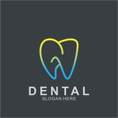 Dental Logo colorful Design template
