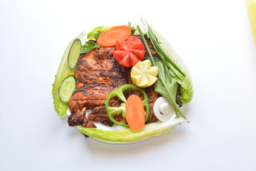 barbecue chicken, grilled chicken, chutta kozhi