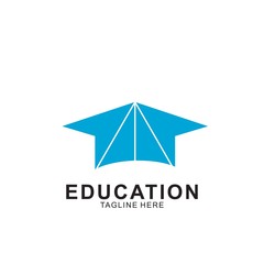 Education logo design with modern concept