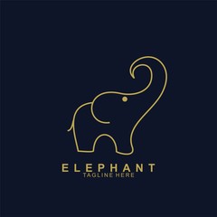 Elephant Logo Design with modern concept