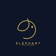 Elephant Logo Design with modern concept