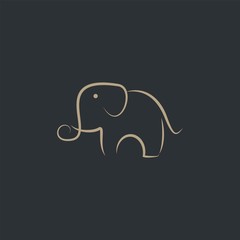 Elephant Logo Design with modern concept