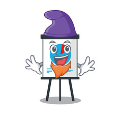 Cute picture of corona graph in Elf cartoon design