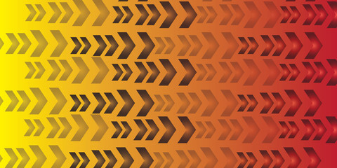 Moving colorful transparent arrows, seamless vector background