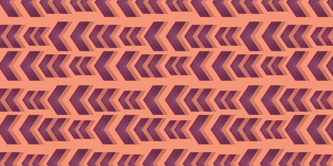 Moving colorful transparent arrows, seamless vector background